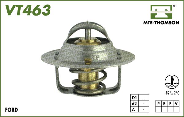 MTE-Thomson VT463.82 - Термостат охлаждающей жидкости / корпус autospares.lv