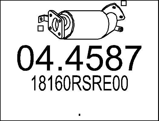 MTS 04.4587 - Катализатор autospares.lv