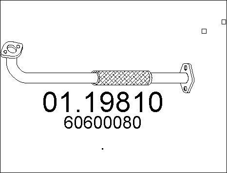 MTS 01.19810 - Труба выхлопного газа autospares.lv