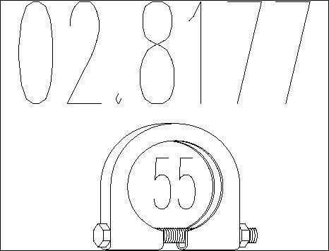 MTS 02.8177 - Соединительные элементы, система выпуска autospares.lv