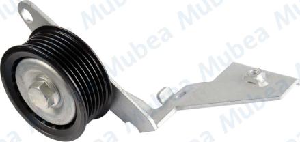 Mubea 100989E - Ролик, поликлиновый ремень autospares.lv