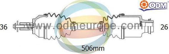 ATI 39062 - Приводной вал autospares.lv