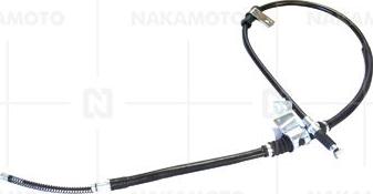 NAKAMOTO D02-MIT-18010539 - Тросик, cтояночный тормоз autospares.lv
