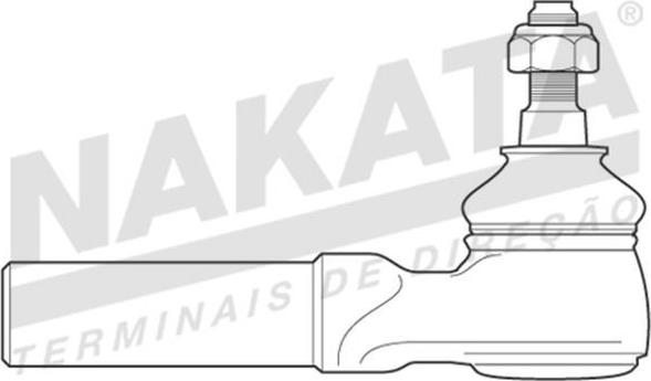 NAKATA N 96016 - Наконечник рулевой тяги, шарнир autospares.lv