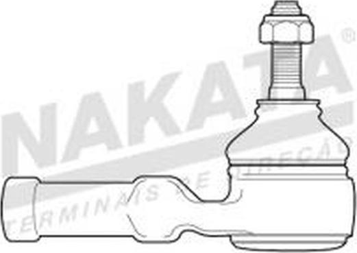 NAKATA N 99058 - Наконечник рулевой тяги, шарнир autospares.lv