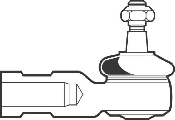 NAKATA N 92029 - Наконечник рулевой тяги, шарнир autospares.lv