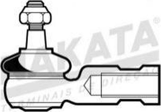 NAKATA N 3072 - Наконечник рулевой тяги, шарнир autospares.lv