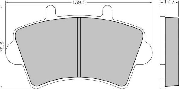 NAKATA NKF 1212P - Тормозные колодки, дисковые, комплект autospares.lv