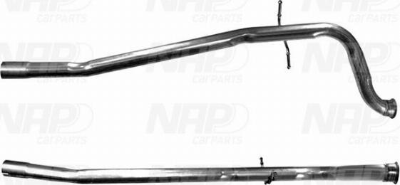 NAP CAC10129 - Ремонтная трубка, катализатор autospares.lv