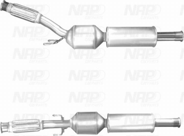 NAP CAD10598 - Катализатор autospares.lv