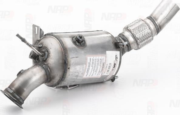 NAP CAD10544 - Сажевый / частичный фильтр, система выхлопа ОГ autospares.lv