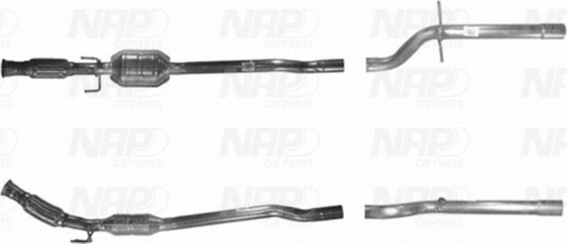 NAP CAD10579 - Катализатор autospares.lv