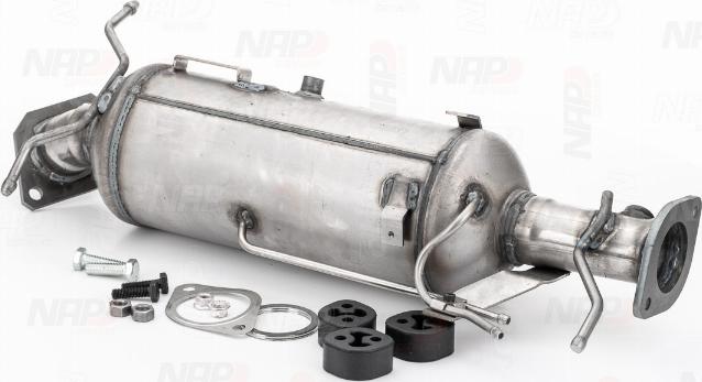NAP CAD10140 - Сажевый / частичный фильтр, система выхлопа ОГ autospares.lv