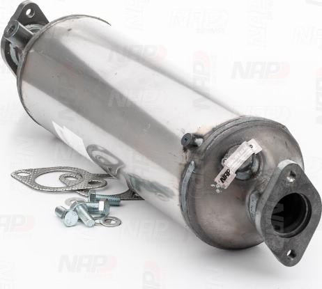 NAP CAD10123 - Сажевый / частичный фильтр, система выхлопа ОГ autospares.lv