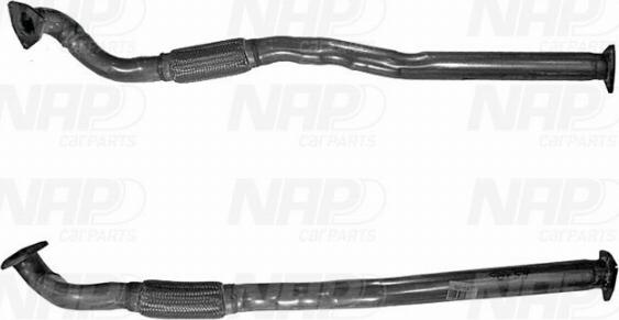 NAP CAF10163 - Труба выхлопного газа autospares.lv