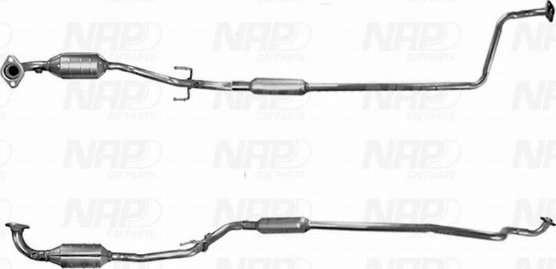 NAP CAK10699 - Катализатор autospares.lv