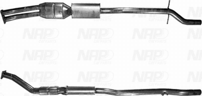NAP CAK10124 - Катализатор autospares.lv
