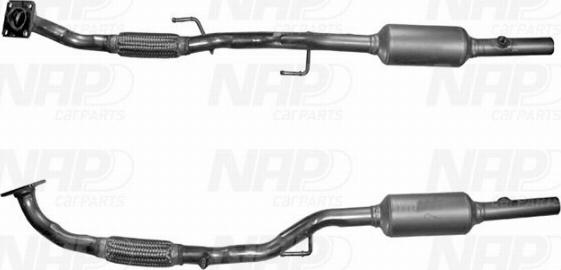 NAP CAK10770 - Катализатор autospares.lv