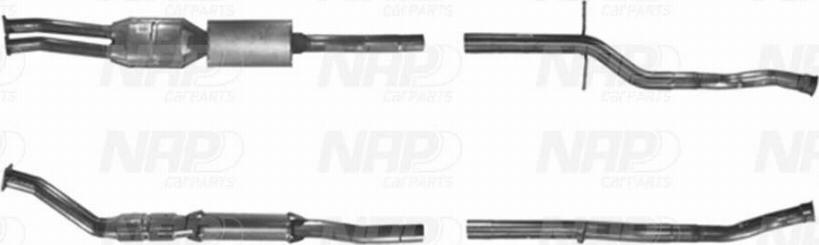 NAP CAK11428 - Катализатор autospares.lv