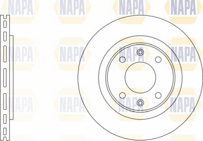 NAPA NBD5466 - Тормозной диск autospares.lv