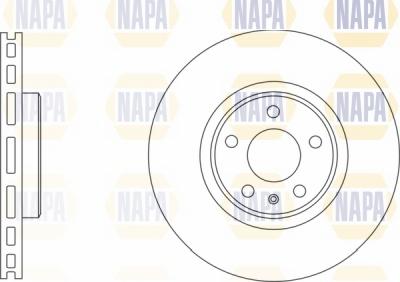 NAPA NBD5467 - Тормозной диск autospares.lv