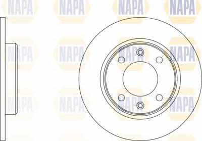 NAPA NBD5474 - Тормозной диск autospares.lv