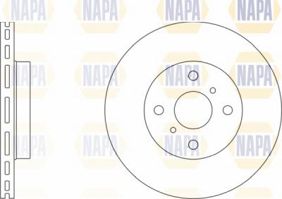 NAPA NBD5051 - Тормозной диск autospares.lv