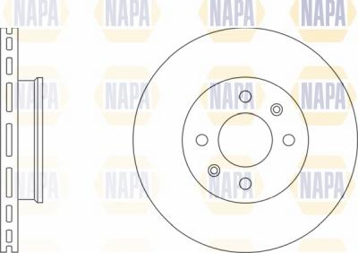 NAPA NBD5063 - Тормозной диск autospares.lv