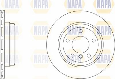 NAPA NBD5291 - Тормозной диск autospares.lv