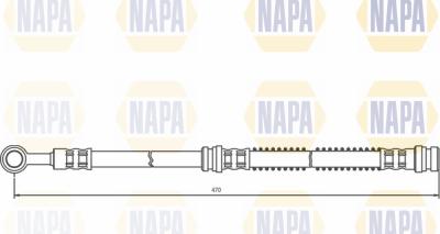 NAPA NBH1059 - Тормозной шланг autospares.lv