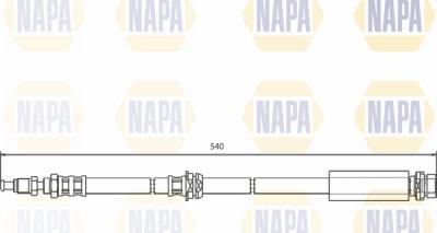 NAPA NBH1069 - Тормозной шланг autospares.lv