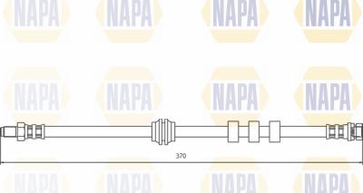 NAPA NBH1034 - Тормозной шланг autospares.lv