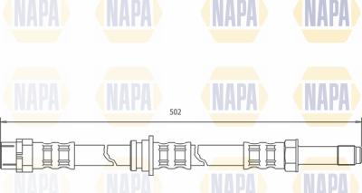 NAPA NBH1030 - Тормозной шланг autospares.lv