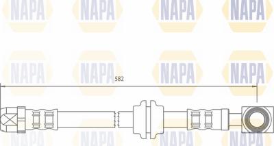 NAPA NBH1037 - Тормозной шланг autospares.lv