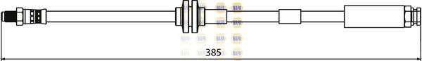 NAPA NBH1029 - Тормозной шланг autospares.lv