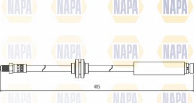 NAPA NBH1024 - Тормозной шланг autospares.lv