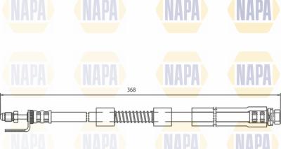 NAPA NBH1026 - Тормозной шланг autospares.lv