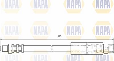 NAPA NBH1020 - Тормозной шланг autospares.lv