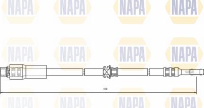 NAPA NBH1021 - Тормозной шланг autospares.lv