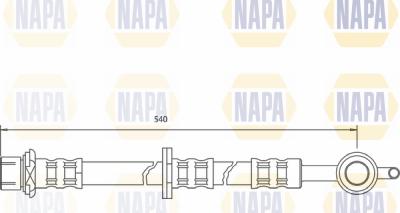 NAPA NBH1116 - Тормозной шланг autospares.lv