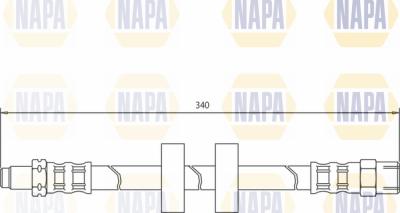 NAPA NBH1110 - Тормозной шланг autospares.lv