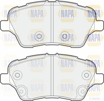 NAPA NBP1452 - Тормозные колодки, дисковые, комплект autospares.lv