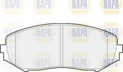 NAPA NBP1066 - Тормозные колодки, дисковые, комплект autospares.lv