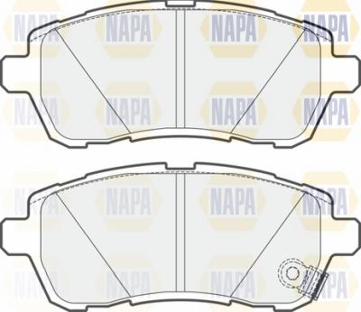 NAPA NBP1013 - Тормозные колодки, дисковые, комплект autospares.lv