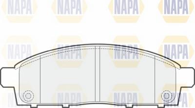 NAPA NBP1104 - Тормозные колодки, дисковые, комплект autospares.lv