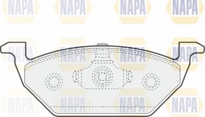 NAPA NBP1189 - Тормозные колодки, дисковые, комплект autospares.lv