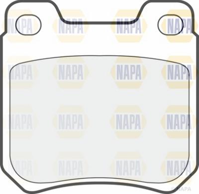 NAPA NBP1803 - Тормозные колодки, дисковые, комплект autospares.lv