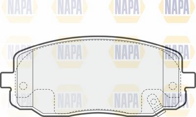 NAPA NBP1393 - Тормозные колодки, дисковые, комплект autospares.lv