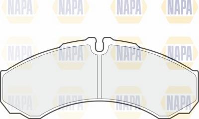 NAPA NBP1335 - Тормозные колодки, дисковые, комплект autospares.lv