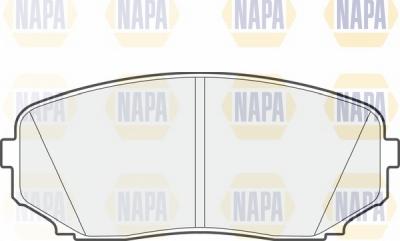 NAPA NBP1754 - Тормозные колодки, дисковые, комплект autospares.lv